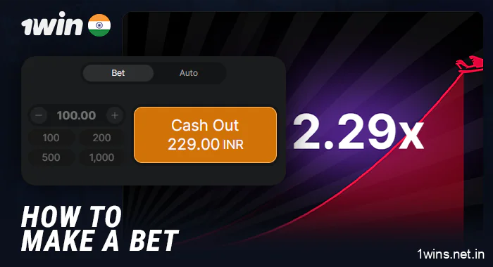 How to place a bet on Aviator on the 1Win website